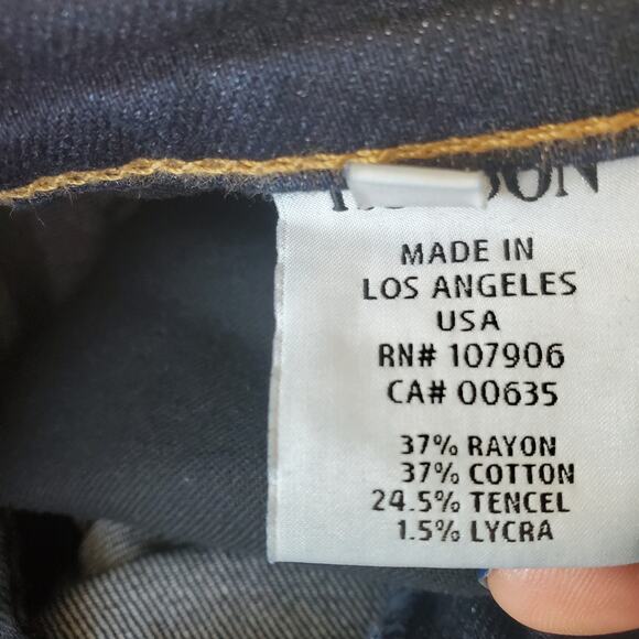Hudson Nico Super Skinny Mid Rise Jeans Size 25 EUC - Picture 9 of 10